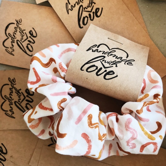 Handmade Cooper tones SCRUNCHIE - Picture 1 of 3